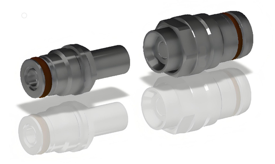 Hochwertige Edelstahl-Aluminiumlegierung oder Messing TFD Blind Mating Fluid Connector