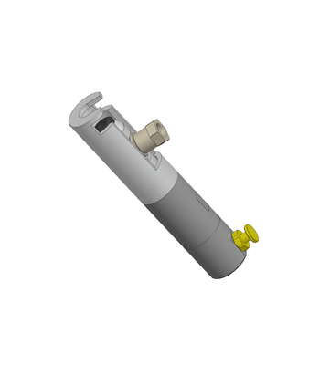 Die Anschlussanlage ist mit einem Schnellanschluss aus Aluminiumlegiertem Material der Bajonettart der Serie TF550 zu verbinden.