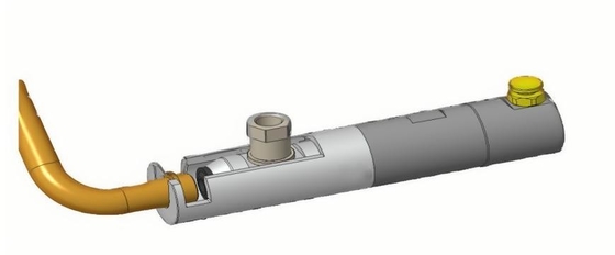 Die Anschlussanlage ist mit einem Schnellanschluss aus Aluminiumlegiertem Material der Bajonettart der Serie TF550 zu verbinden.
