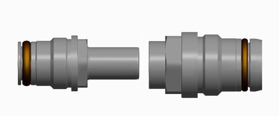 Hochwertige Edelstahl-Aluminiumlegierung oder Messing TFD Blind Mating Fluid Connector