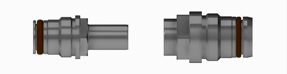 Hochwertige Edelstahl-Aluminiumlegierung oder Messing TFD Blind Mating Fluid Connector