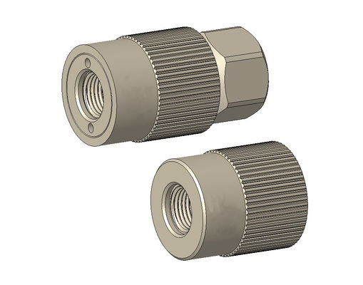 TF240-Serie Gießfaser aus Edelstahl und Aluminiumlegierung Handschraubenart Schnellanschlusskopplung