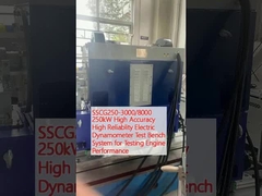 SSCG250-3000/8000 250kW Hochgenauigkeit Hochverlässlichkeit Elektro-Dynamometer-Prüfbank-System